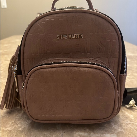 Steve Madden Handbags - Steve Madden light Brown Mini Backpack